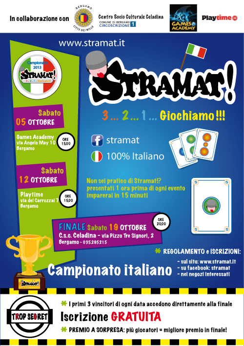 Locandina campionato Stramat! 2013